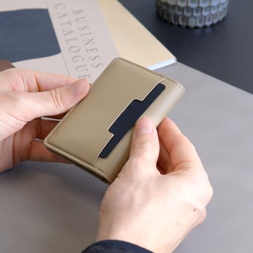 Alternative view of Slimfold Wallet – Vegan - Clay (VEGAN)