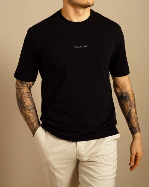 T-Shirt - Relaxed, Schwarz