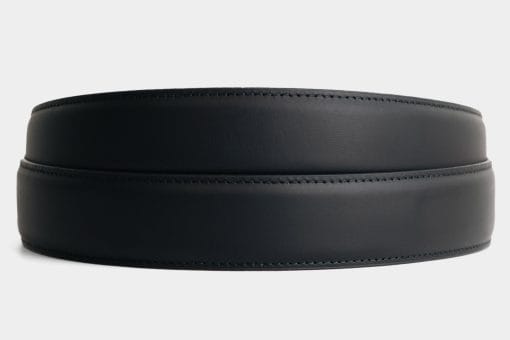 Mattschwarzes Leder - 3.7 cm