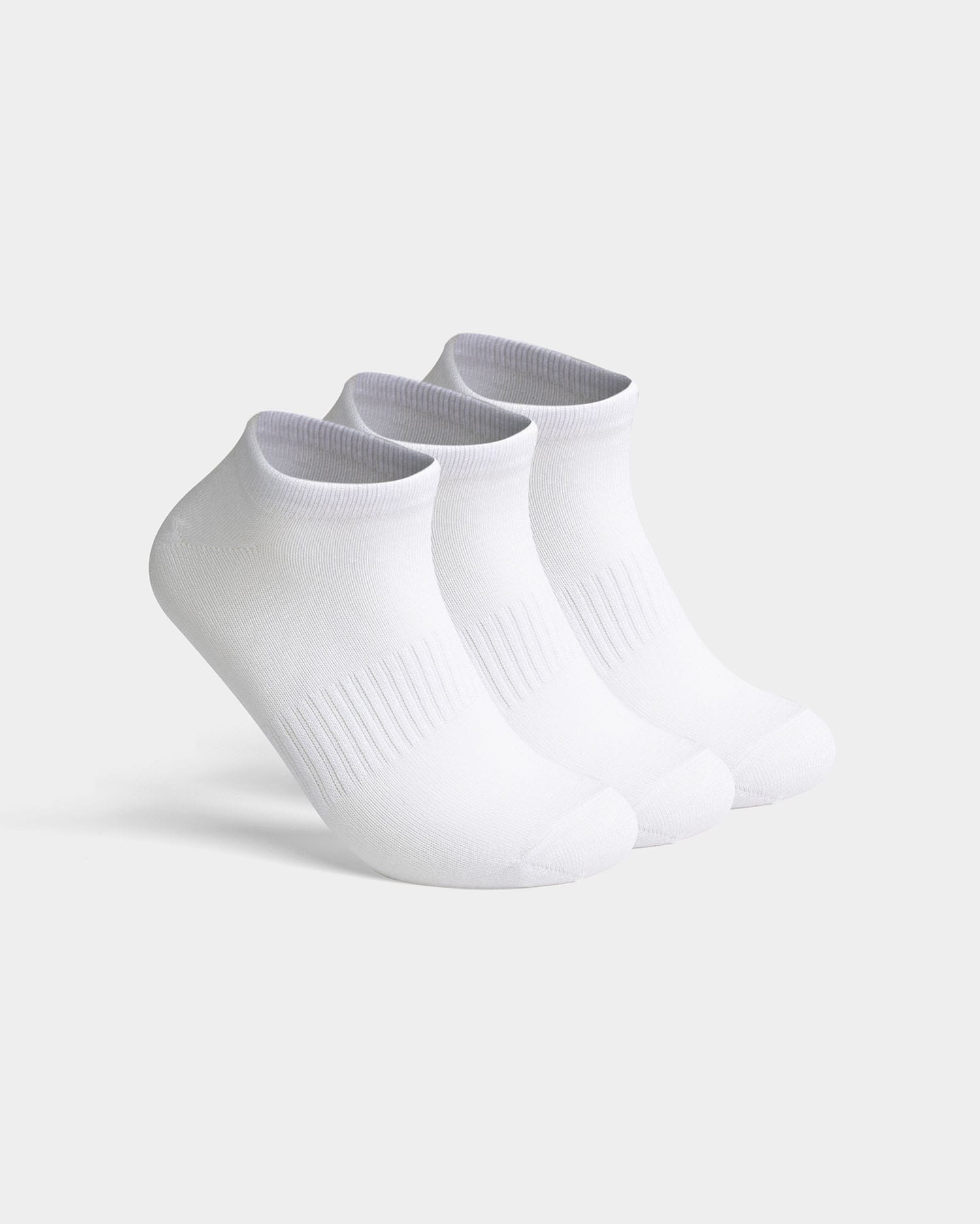 Hvid ankel 3-pack