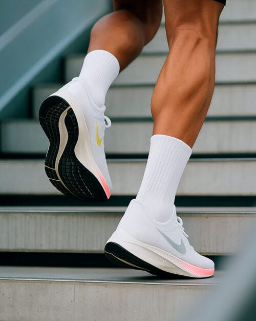 White sports socks lifestyle