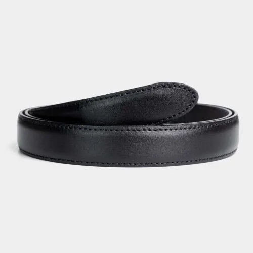 Schwarzes Leder 2.5 cm
