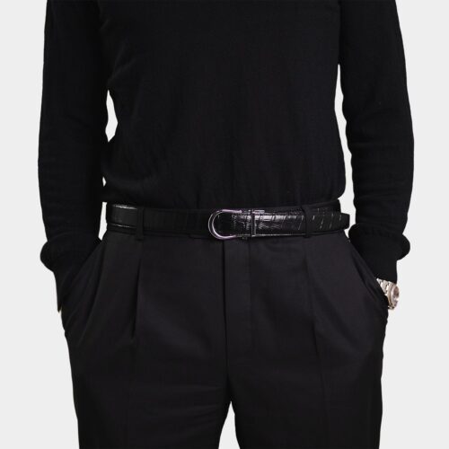 Alternative view of Schwarzes Gator Leder