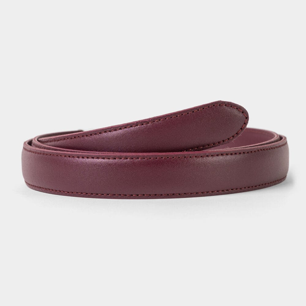 Burgundy Leder 2.5 cm