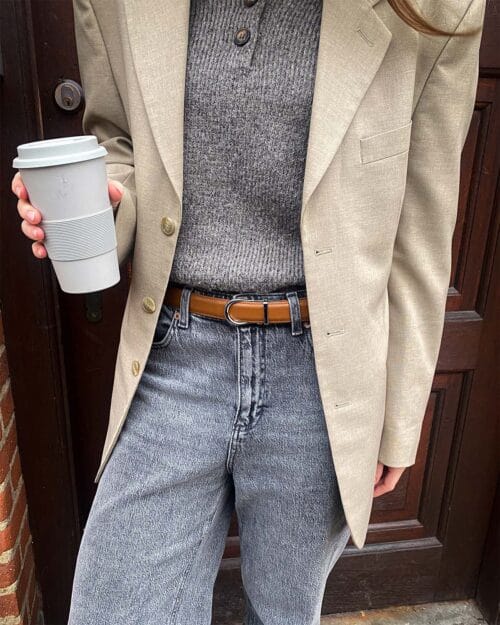 Alternative view of Cognac Leder / Heritage Silber