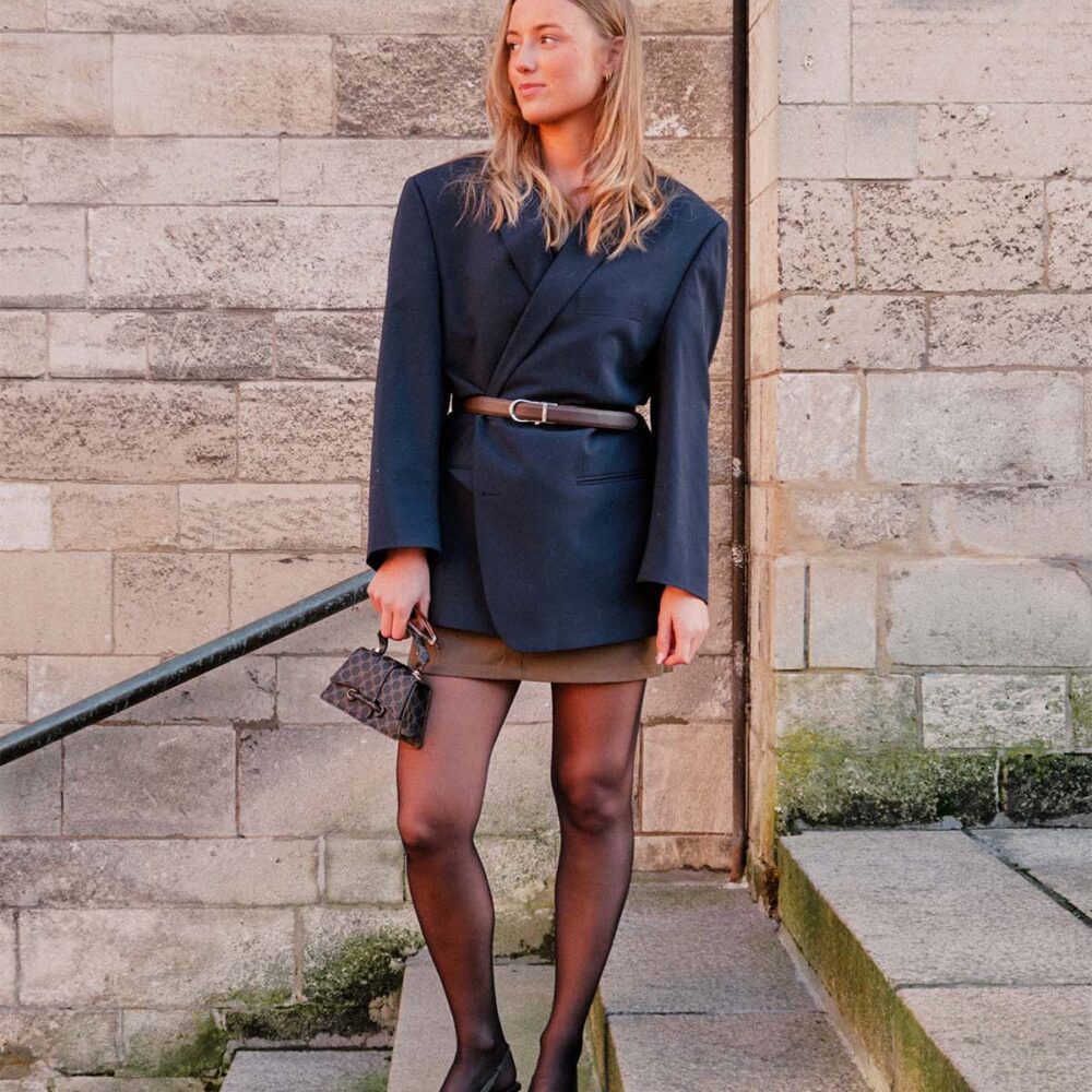 Mocha Leder / Heritage Silber